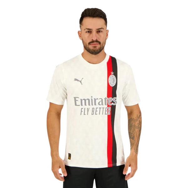 Camisa Ac Milan 23/24 Away Puma Torcedor - Branca