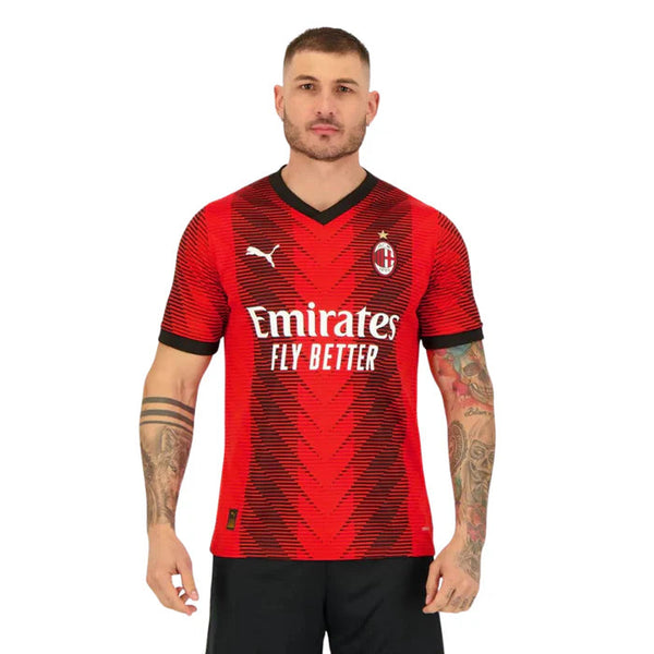 Camisa Ac Milan 23/24 Home Puma Torcedor - Vermelha
